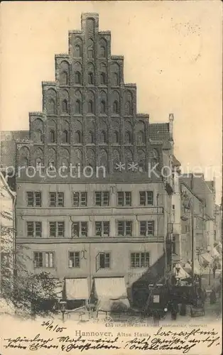 Hannover Altes Haus Giebel Kat. Hannover