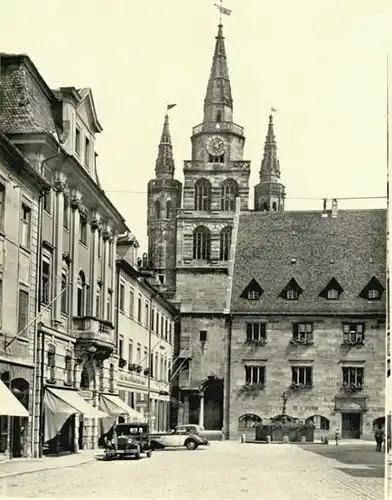 Ansbach Mittelfranken Ansbach Gumbertus Kirche  * 1965 / Ansbach /Ansbach LKR