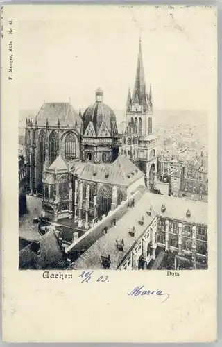 Aachen Aachen Dom x 1903 / Aachen /Aachen LKR