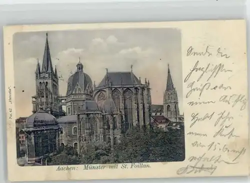 Aachen Aachen Muenster St. Foillan x 1903 / Aachen /Aachen LKR