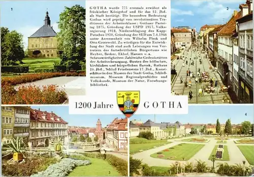 Gotha Thueringen Gotha  * 1970 / Gotha /Gotha LKR