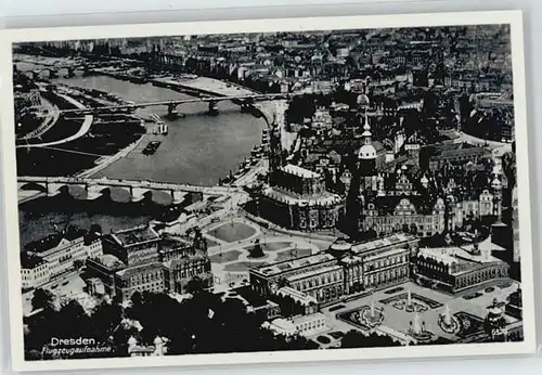 Dresden Dresden Fliegeraufnahme * / Dresden Elbe /Dresden Stadtkreis