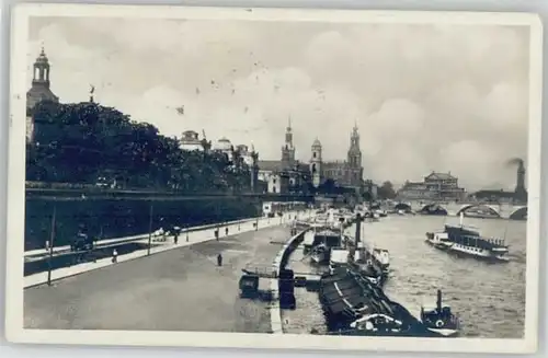 Dresden Dresden Friedrich August-Bruecke x / Dresden Elbe /Dresden Stadtkreis