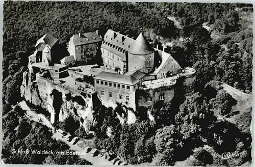 Waldeck Edersee Waldeck Waldeck-Frankenberg Schloss Waldeck Fliegeraufnahme * / Waldeck /Waldeck-Frankenberg LKR