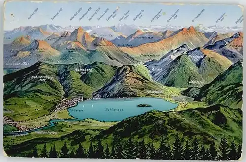 Schliersee Schliersee Hochries Wilder Kaiser Rohnberg x / Schliersee /Miesbach LKR