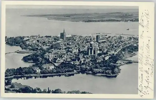 Stralsund Mecklenburg Vorpommern Stralsund Fliegeraufnahme * / Stralsund /Stralsund Stadtkreis