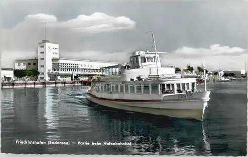 Friedrichshafen Bodensee Friedrichshafen Hafenbahnhof Schiff Saentis * / Friedrichshafen /Bodenseekreis LKR