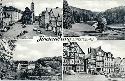 Hachenburg Westerwald Hachenburg Alter Markt Zisterzienser-Abtei x / Hachenburg /Westerwaldkreis LKR