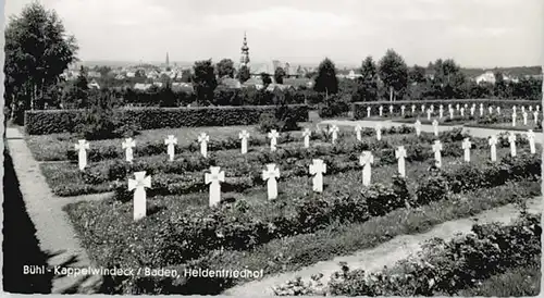 Buehl Baden Buehl Baden Kappelwindeck Heldenfriedhof * / Buehl /Rastatt LKR