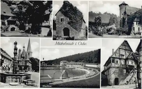 Michelstadt Michelstadt Michelsbrunnen Stadtion Schloss Fuerstenau * / Michelstadt /Odenwaldkreis LKR