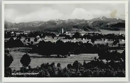 Weilheim Oberbayern Weilheim in Oberbayern  ungelaufen ca. 1955 / Weilheim i.OB /Weilheim-Schongau LKR