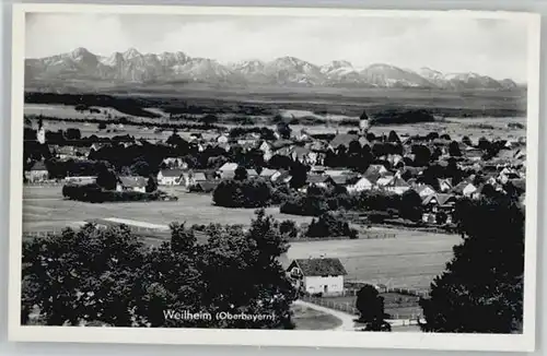 Weilheim Oberbayern Weilheim in Oberbayern  ungelaufen ca. 1955 / Weilheim i.OB /Weilheim-Schongau LKR