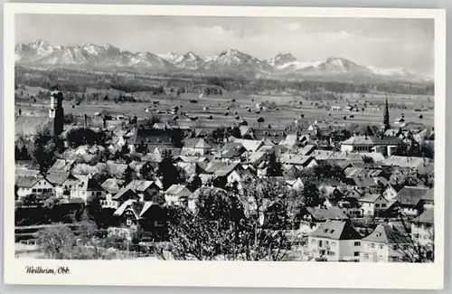 Weilheim Oberbayern Weilheim in Oberbayern  ungelaufen ca. 1955 / Weilheim i.OB /Weilheim-Schongau LKR