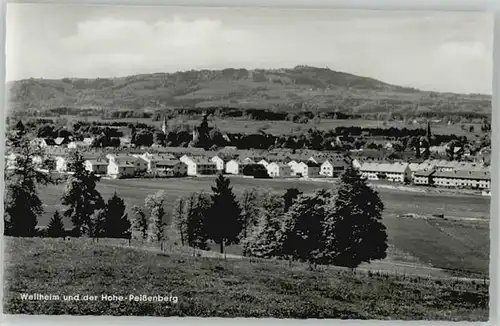 Weilheim Oberbayern Weilheim in Oberbayern Peissenberg ungelaufen ca. 1955 / Weilheim i.OB /Weilheim-Schongau LKR