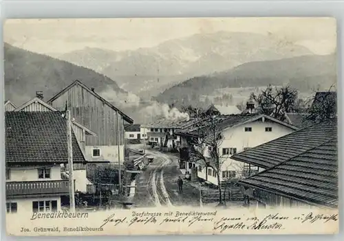 Benediktbeuern Benediktbeuern Dorfstrasse x 1903 / Benediktbeuern /Bad Toelz-Wolfratshausen LKR