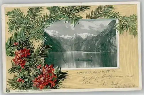 Koenigssee Koenigssee Berchtesgaden  x 1901 / Schoenau a.Koenigssee /Berchtesgadener Land LKR