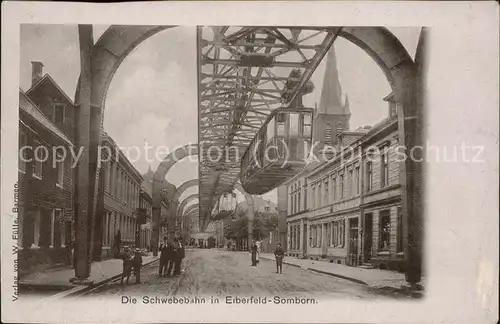 Elberfeld Wuppertal Schwebebahn Somborn / Wuppertal /Wuppertal Stadtkreis