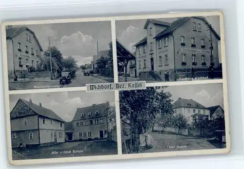 Wichdorf Wichdorf Niedensteinerstrasse Gastwirtschaft Gasthaus Kirchhof Hof Damm Schule * / Niedenstein /Schwalm-Eder-Kreis LKR