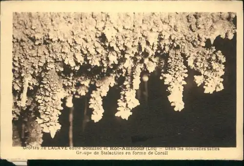 Rocamadour Lacave Hoehle Grotte Stalactite * / Rocamadour /Arrond. de Gourdon