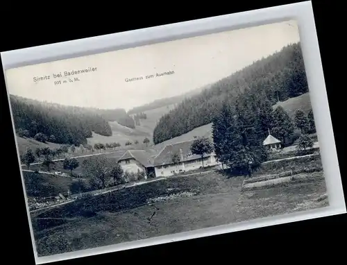 Sirnitz Sirnitz Gasthaus zum Auerhahn x / Badenweiler /Breisgau-Hochschwarzwald LKR