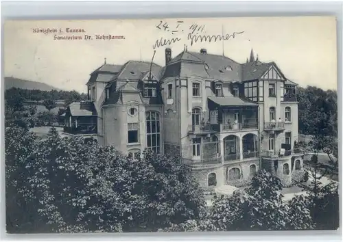 Koenigstein Taunus Koenigstein Taunus Sanatorium Dr Kohnstamm x / Koenigstein im Taunus /Hochtaunuskreis LKR