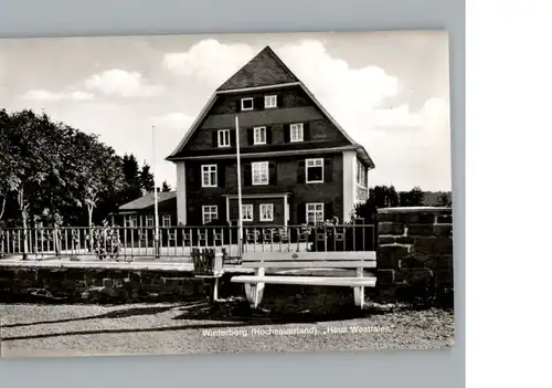 Winterberg Hochsauerland Haus Westfalen / Winterberg /Hochsauerlandkreis LKR