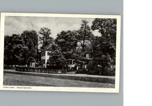 Frankfurt Main Historische Gerbermuehle / Frankfurt am Main /Frankfurt Main Stadtkreis