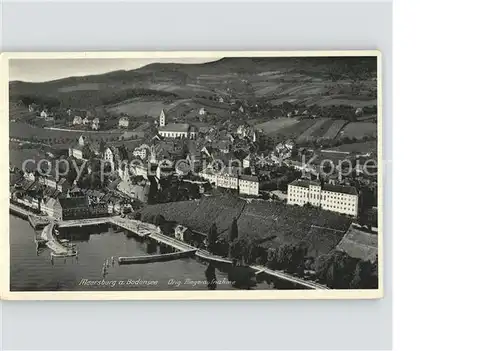 Meersburg Bodensee Fliegeraufnahme Kat. Meersburg