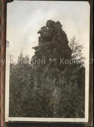 Bruchhausen Sauerland Der grosse Kurfuerst Bruchhauser Steine Felsformation Kat. Olsberg