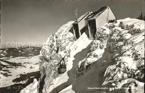 Ruhpolding Rauschbergbahn Kabinenbahn Bergstation Chiemgauer Alpen Kat. Ruhpolding