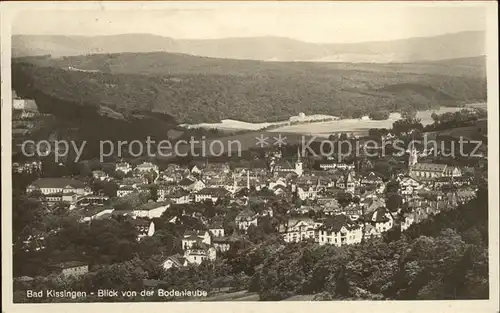 Bad Kissingen Panorama Blick von der Bodenlaube Kat. Bad Kissingen