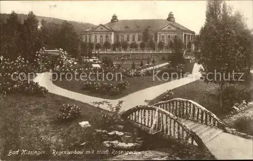 Bad Kissingen Regentenbau mit staedtischem Rosengarten Kat. Bad Kissingen