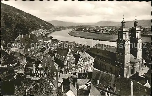 Miltenberg Main Historischer Marktplatz Katholische Pfarrkirche Kat. Miltenberg