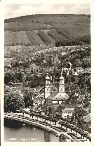 Miltenberg Main Uferpromenade Kirche Kat. Miltenberg