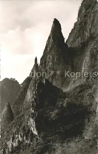 Bad Muenster Stein Ebernburg Felsentuerme auf der Bastei / Bad Muenster am Stein-Ebernburg /Bad Kreuznach LKR