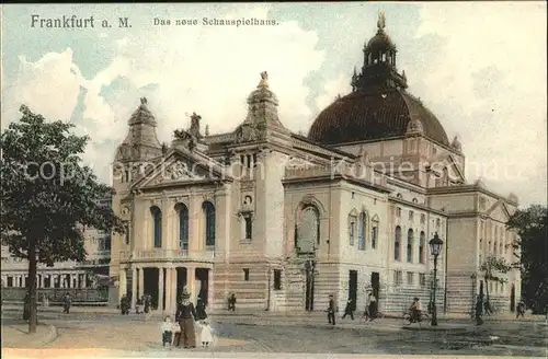 Frankfurt Main Schauspielhaus Ideal Postkarte No. 49 Kat. Frankfurt am Main