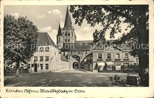 Xanten Marktplatz mit Dom Kat. Xanten