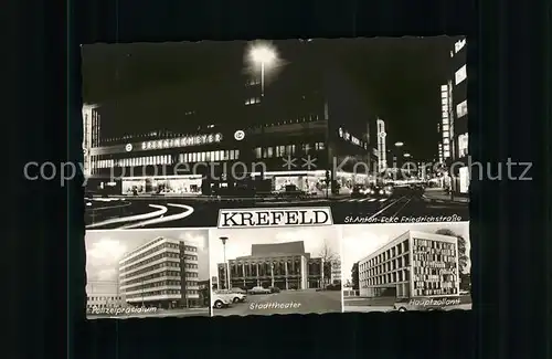 Krefeld Polizeipraesidium Stadttheater Friedrichsstrasse Hauptzollamt Kat. Krefeld