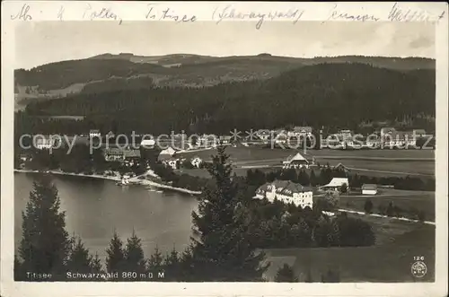 Titisee Panorama mit See Kat. Titisee Neustadt