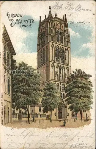 Muenster Westfalen Liebfrauen Kirche Kat. Muenster