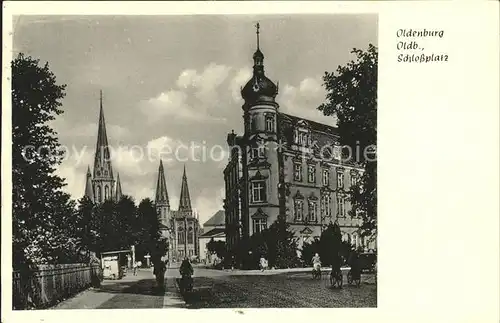 Oldenburg Niedersachsen Schlossplatz Kirche / Oldenburg (Oldenburg) /Oldenburg  Stadtkreis