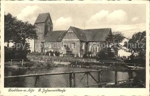 Nieblum St.Johanniskirche / Nieblum Insel Foehr /Nordfriesland LKR