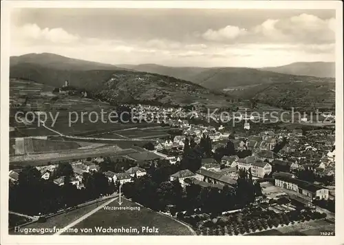 Wachenheim Weinstrasse Luftaufnahme Kat. Wachenheim an der Weinstrasse