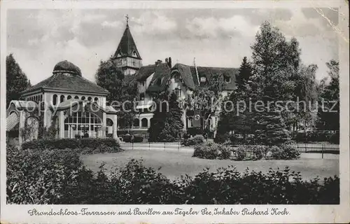 Berlin Strandschloss Terrassen Pavillon am Tegeler See Kat. Berlin