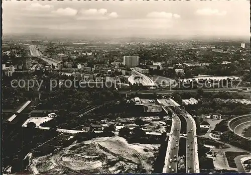 Berlin Stadtautobahn Fliegeraufnahme Kat. Berlin