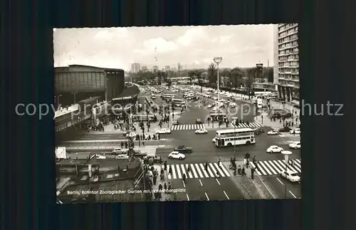 Berlin Bahnhof Zoo mit Hardenbergplatz Busse Autos Kat. Berlin