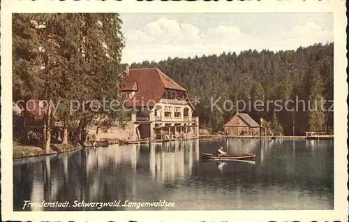 Freudenstadt Schwarzwald Langenwaldsee Restaurant