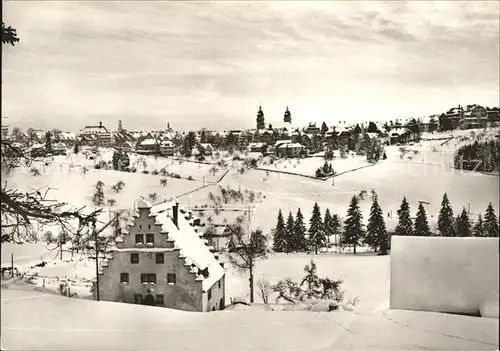 Freudenstadt Schwarzwald Winter Panorama