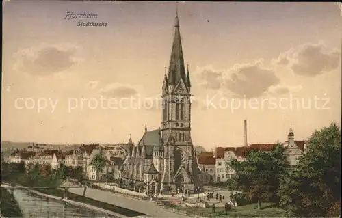 Pforzheim Stadtkirche Kat. Pforzheim