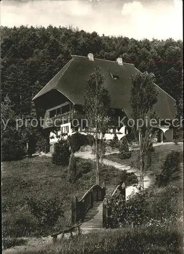 Bad Herrenalb Schwarzwaldhaus im Gaistal Kat. Bad Herrenalb